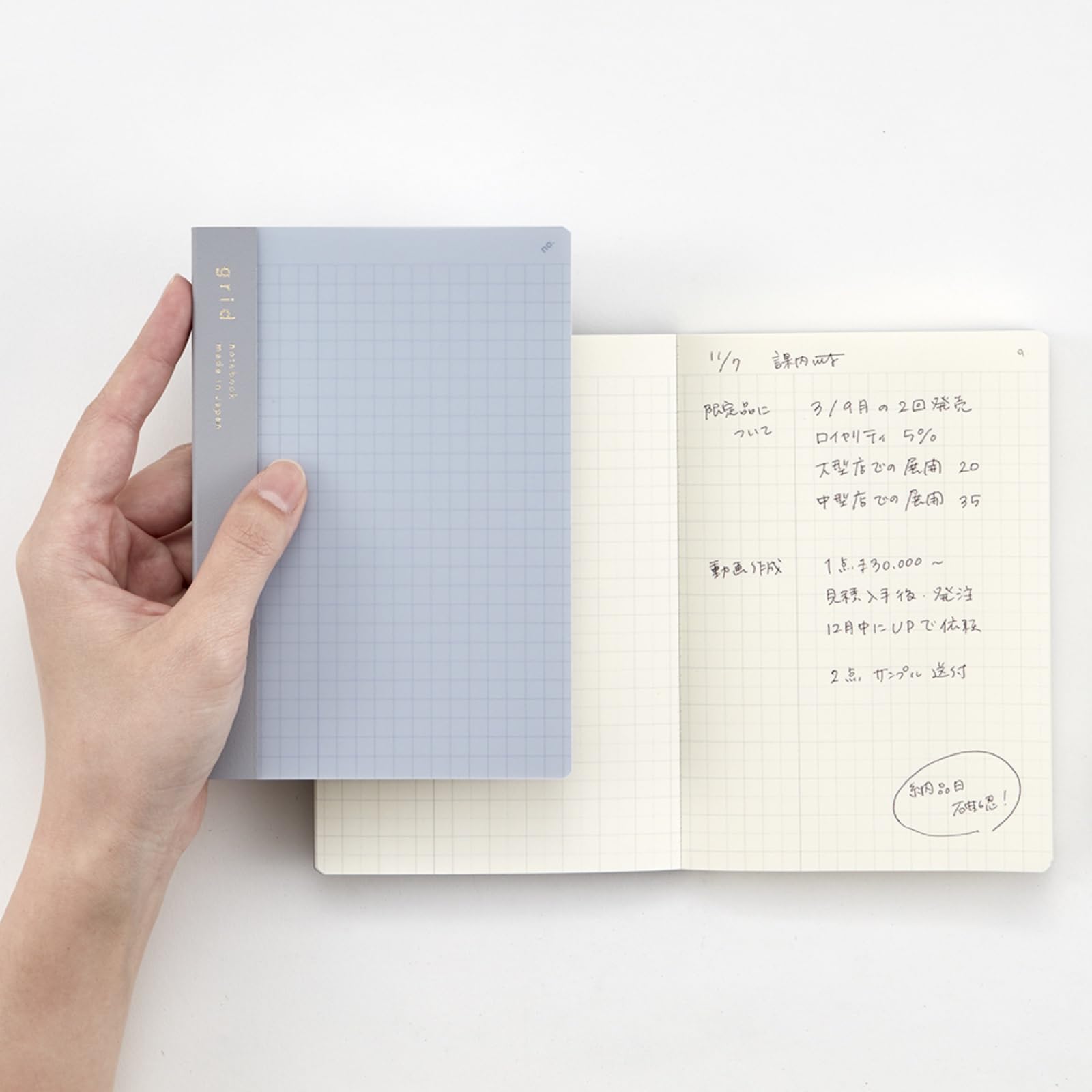 レポートノート Amazon | ダイゴー isshoni ノート ナンバー A6 5㎜方眼 ブラック