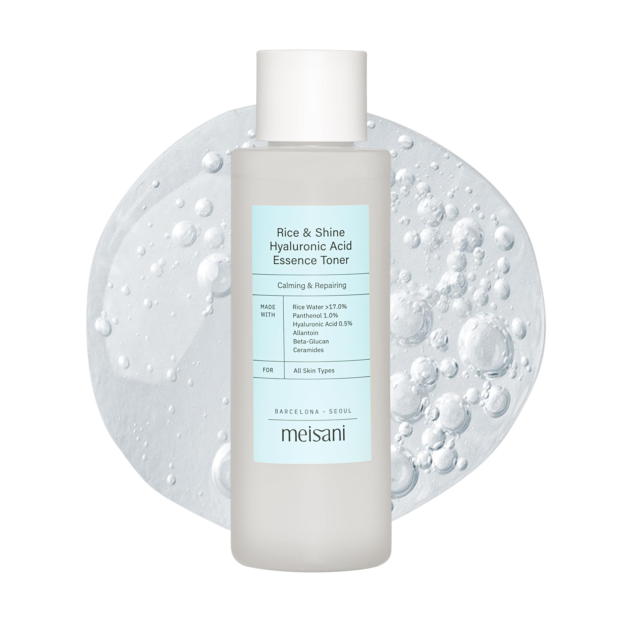 Meisani Gesichts-Tonikum Rice And Shine Hyaluronic Acid Essence Toner Produktbeschreibung