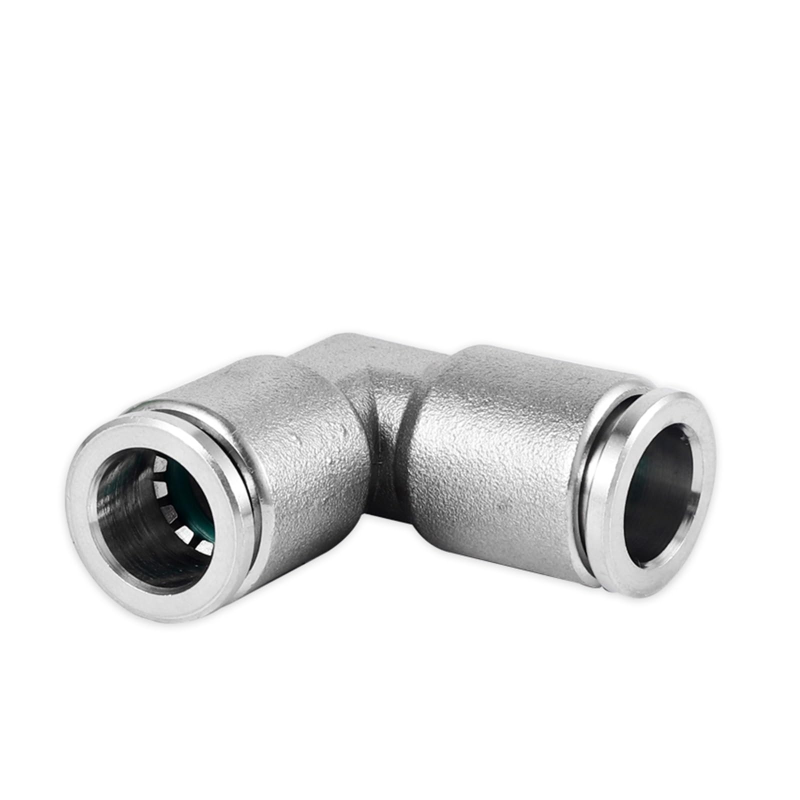 Tubo di collegamento pneumatico diritto passante, 2 pezzi in acciaio inossidabile raccordi for tubi pneumatici ad aria compressa in metallo a sgancio rapido raccordo for tubi ad alta pressione(Pk,6mm)