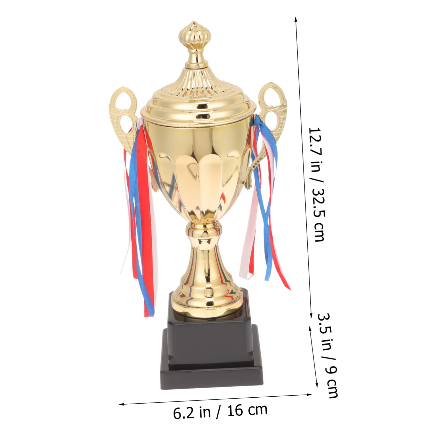 Metalltrophäe für Sportwettbewerbe und Turniere mit Filigranem Design und Realistischer Optik für Schule und Kinderpartys als Auszeichnung