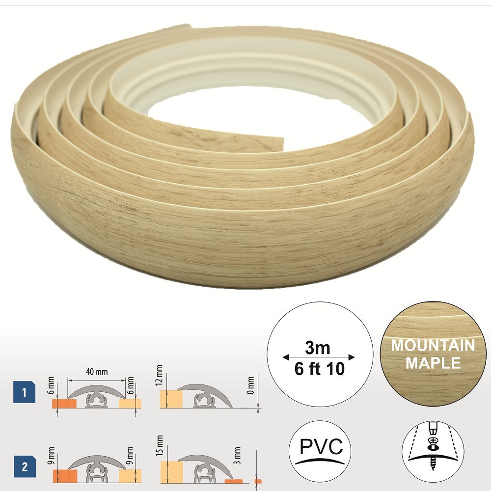 Flex Line Flexible Flooring Profile Floor Trim Strip Curved Edges