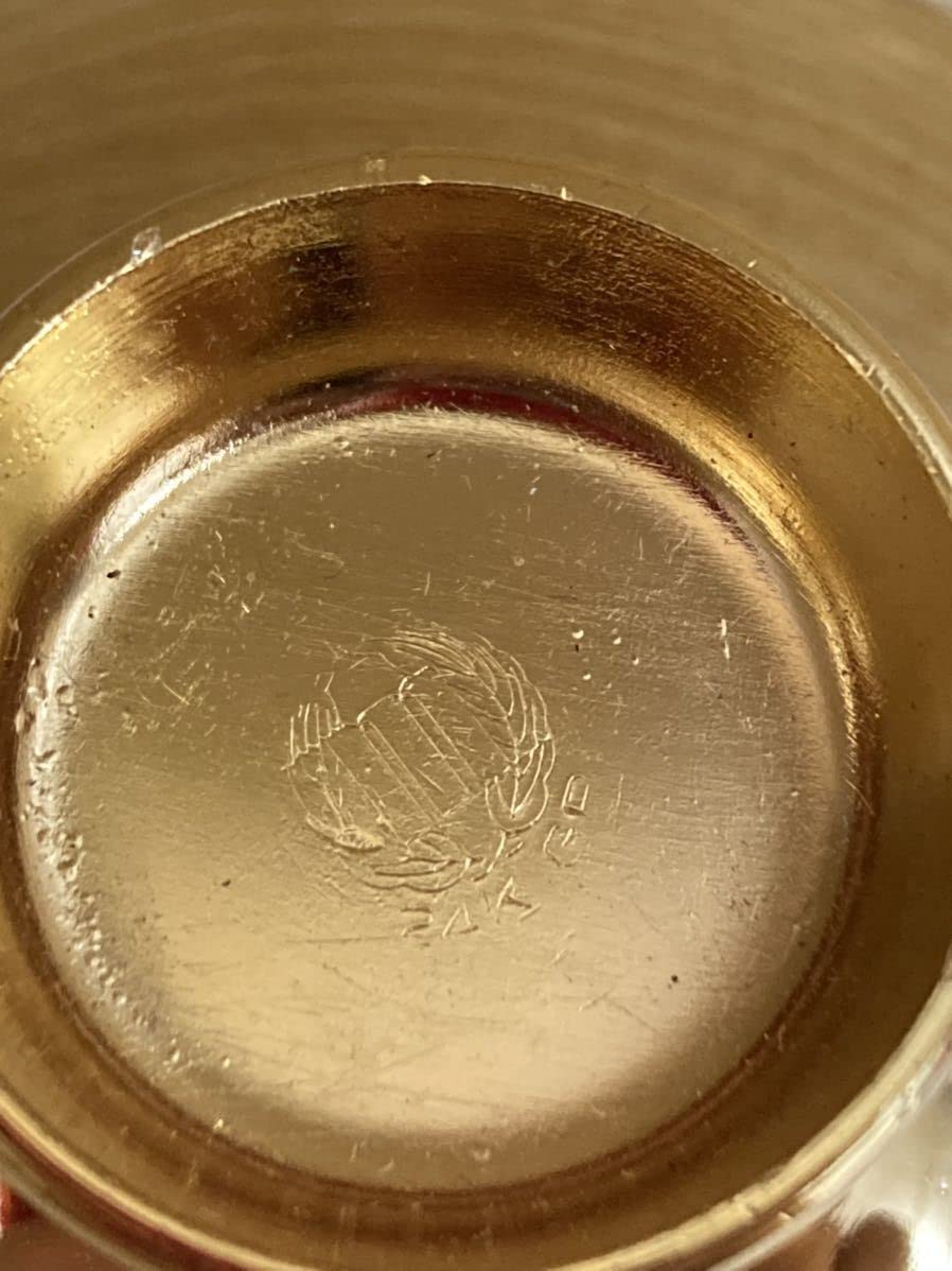 Amazon.co.jp: MK2697 保管品福禄寿 金杯 金盃 七福神 福禄寿 酒