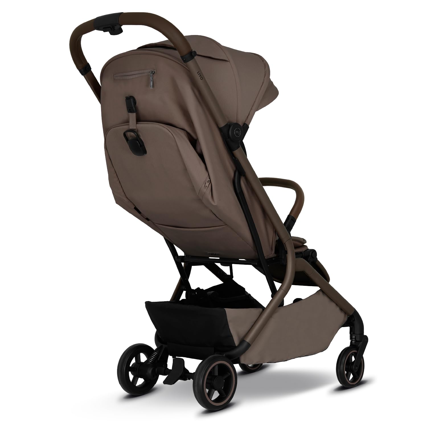 my junior® LIYO Buggy, ab Geburt bis 22 kg, IATA-zugelassen, EvoOne™ Technologie, Einhand-Faltmechanismus (Mocca Brown, LIYO Buggy)
