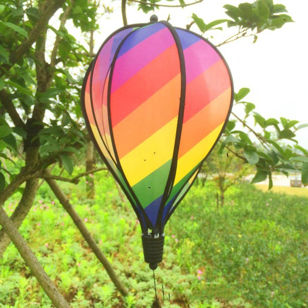 BNF®55'' Striped Hot Air Balloon Windsock Garden Yard Lawn Decor Outdoor Toy for Kids-image-39