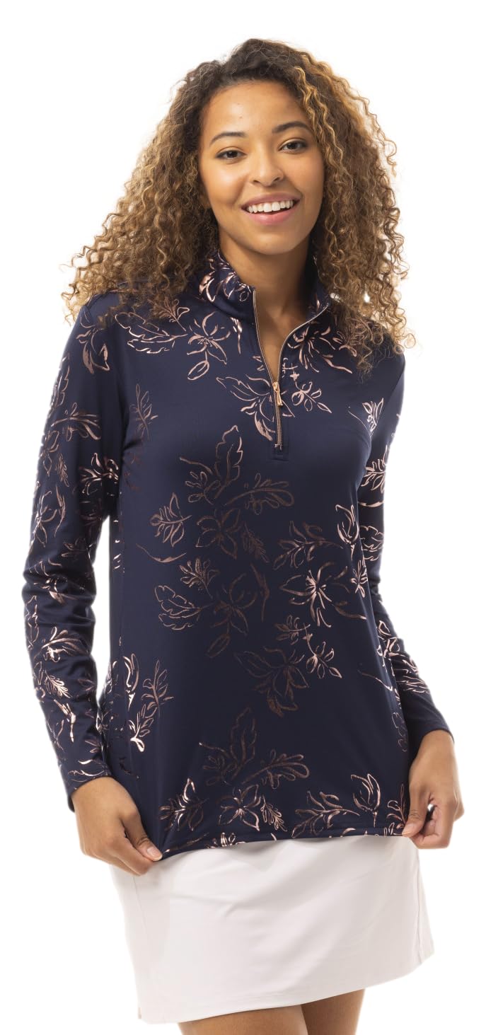 SOLSHINE Mock. Botanical. Ink-Rose Gold. 900320