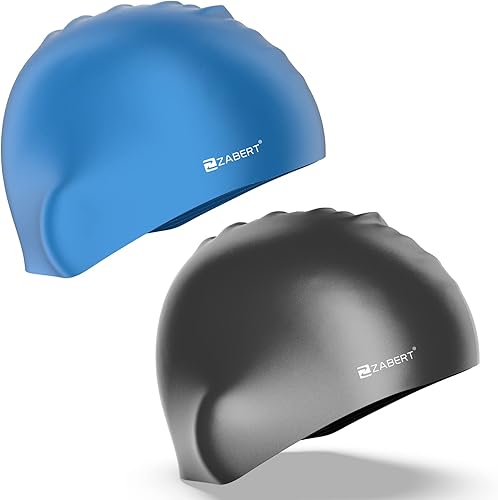 C600 - Gorro de natación para niños y niñas, diseño único de calidad prémium