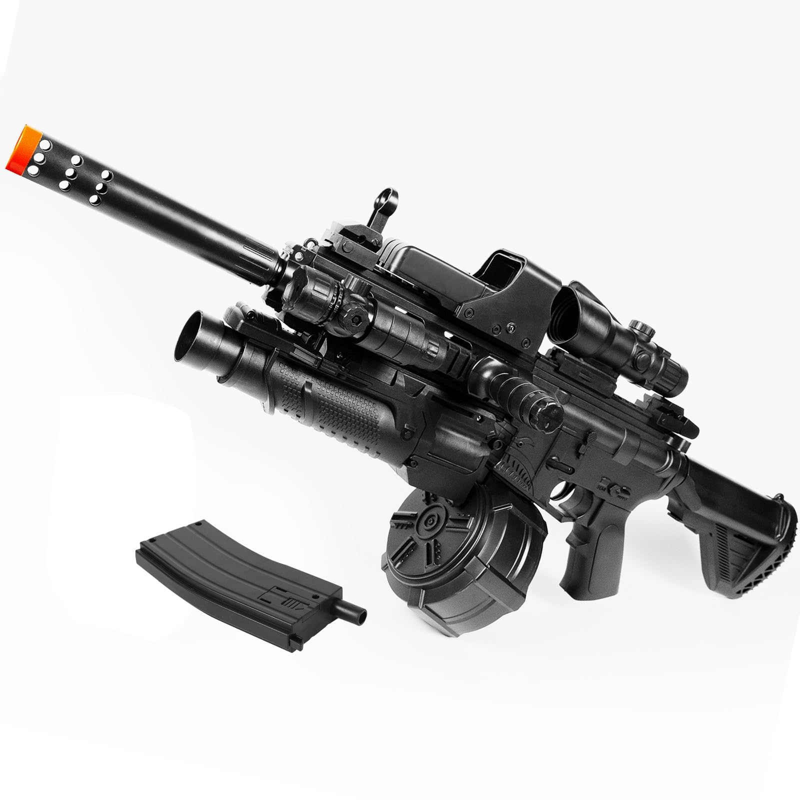 Modified High-end Trim Automatic Electric Gel Ball Blaster with 10 Pcs Accessories – Extended 60+ Foot Range