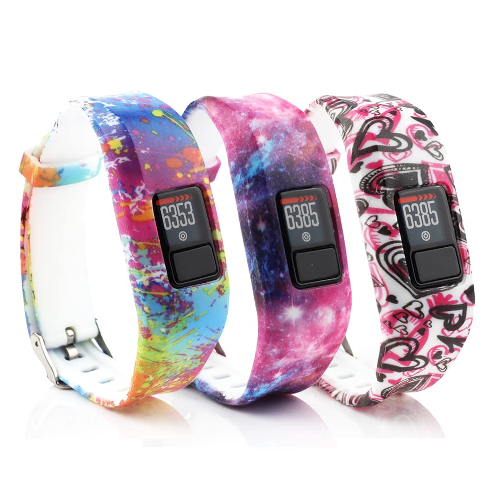 Honecumi Compatible with Garmin Vivofit 3/JR 2 Straps - Soft Silicone Wristband Accessories for Men, Women & Kids — image 1