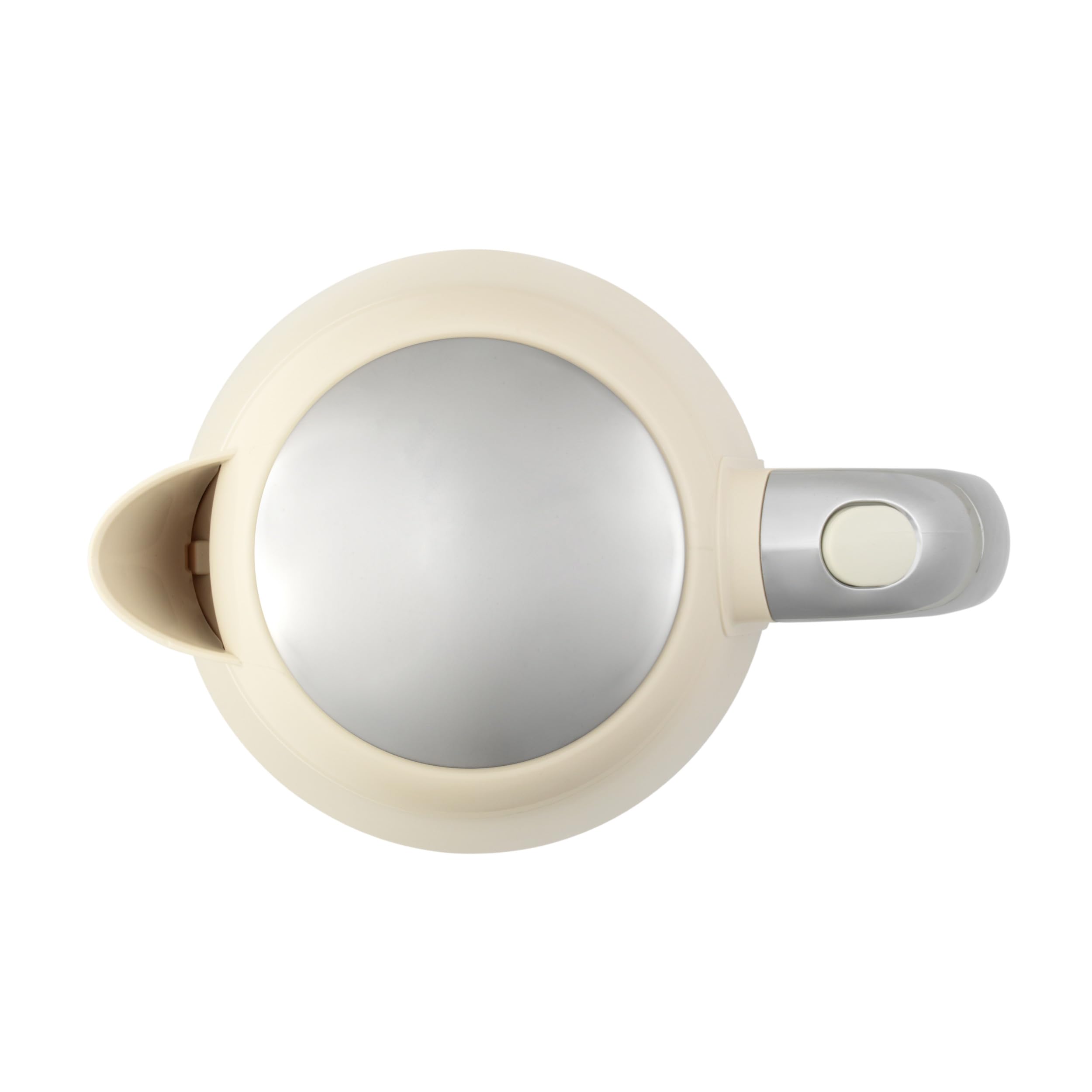 Bollitore Salter Retro 1.7 L – Ebollizione Rapida da 3KW, Base a 360°, Filtro Anticalcare Rimovibile, Finestra di Livello Acqua, Indicatore Luminoso, Sensore a Secco e Spegnimento Automatico, Crema