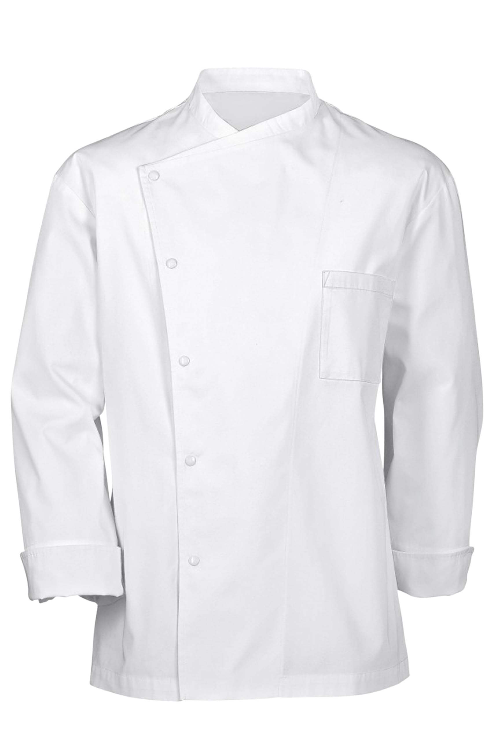 Bragard Men's Long Sleeve Julius Chef Coat, White, US 36