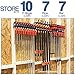 Fulton Woodworking Tools Modular Clamp Rack Assortment with 1 each F-Clamp Rack •1 each Bar/Parallel Clamp Rack and 1 each Pipe Clamp Rack Included, Quick to Align •Pre-Drilled 16 inch on Center