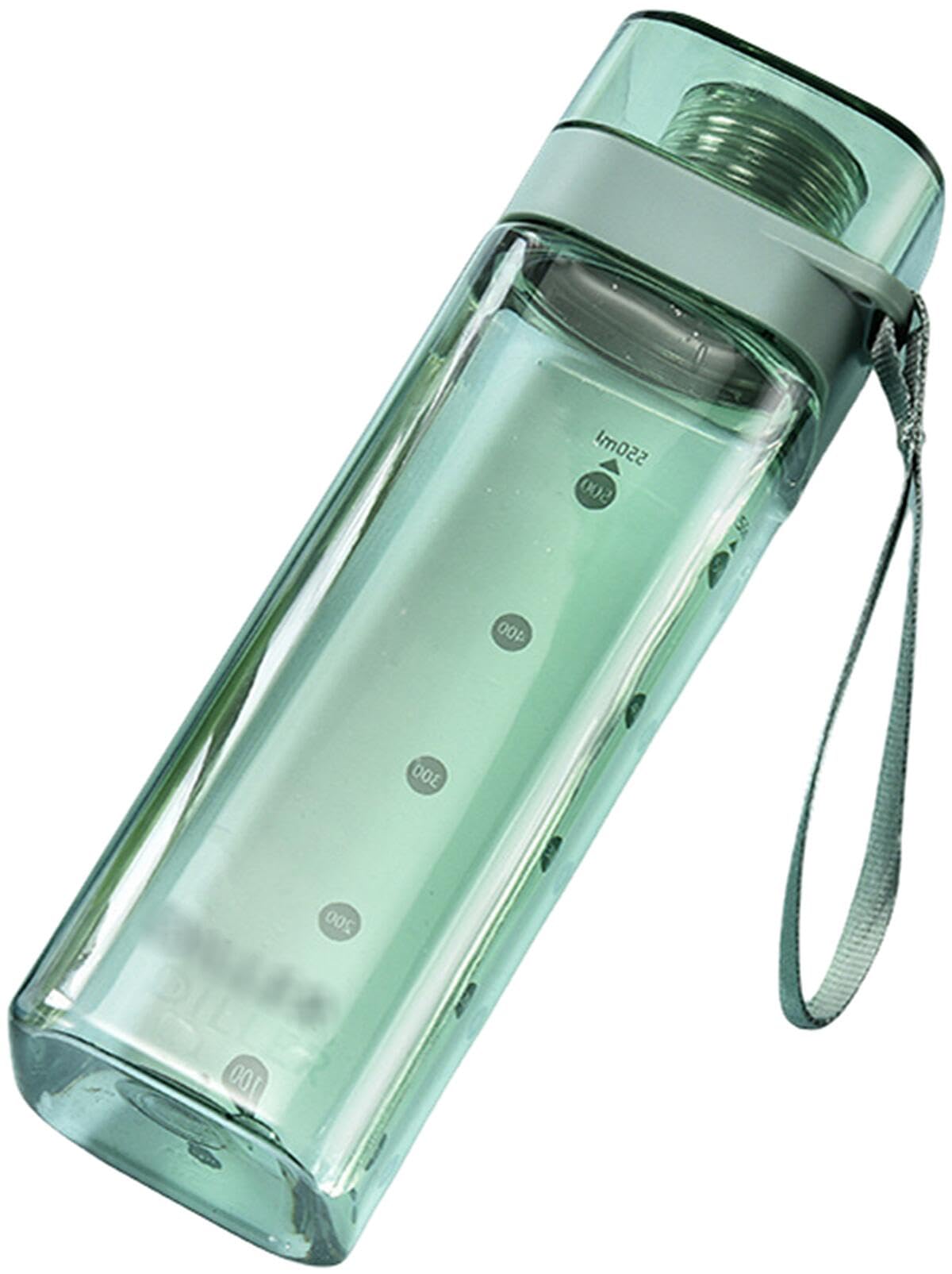 Amazon｜ウォーターボトル 四角 水筒 スポーツボトル 直飲み 漏れ防止