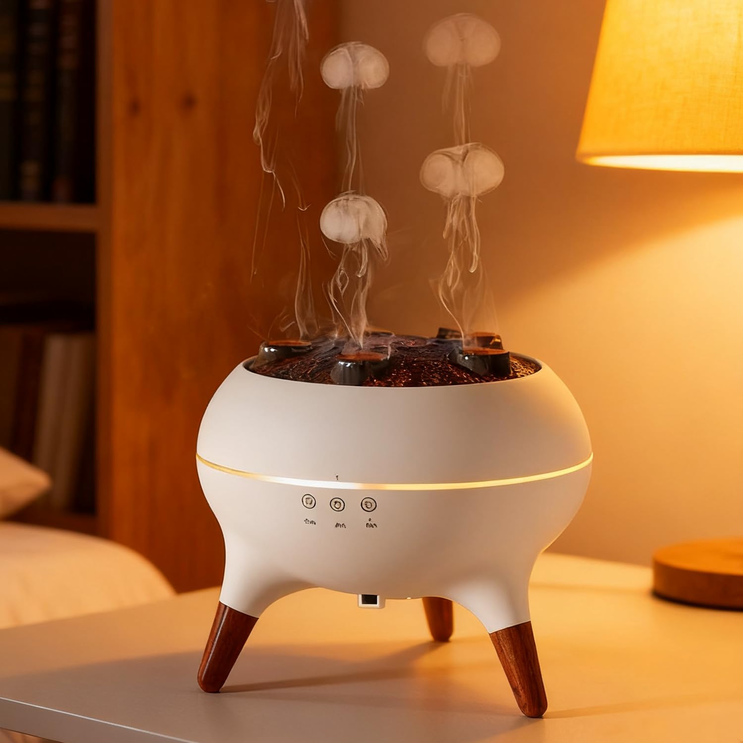 Diffusore di oli essenziali di meduse, diffusore di meduse, umidificatore per aromaterapia, con luci LED a 7 colori e telecomando, timer 4/8, diffusore per aromaterapia per casa, camera da letto e