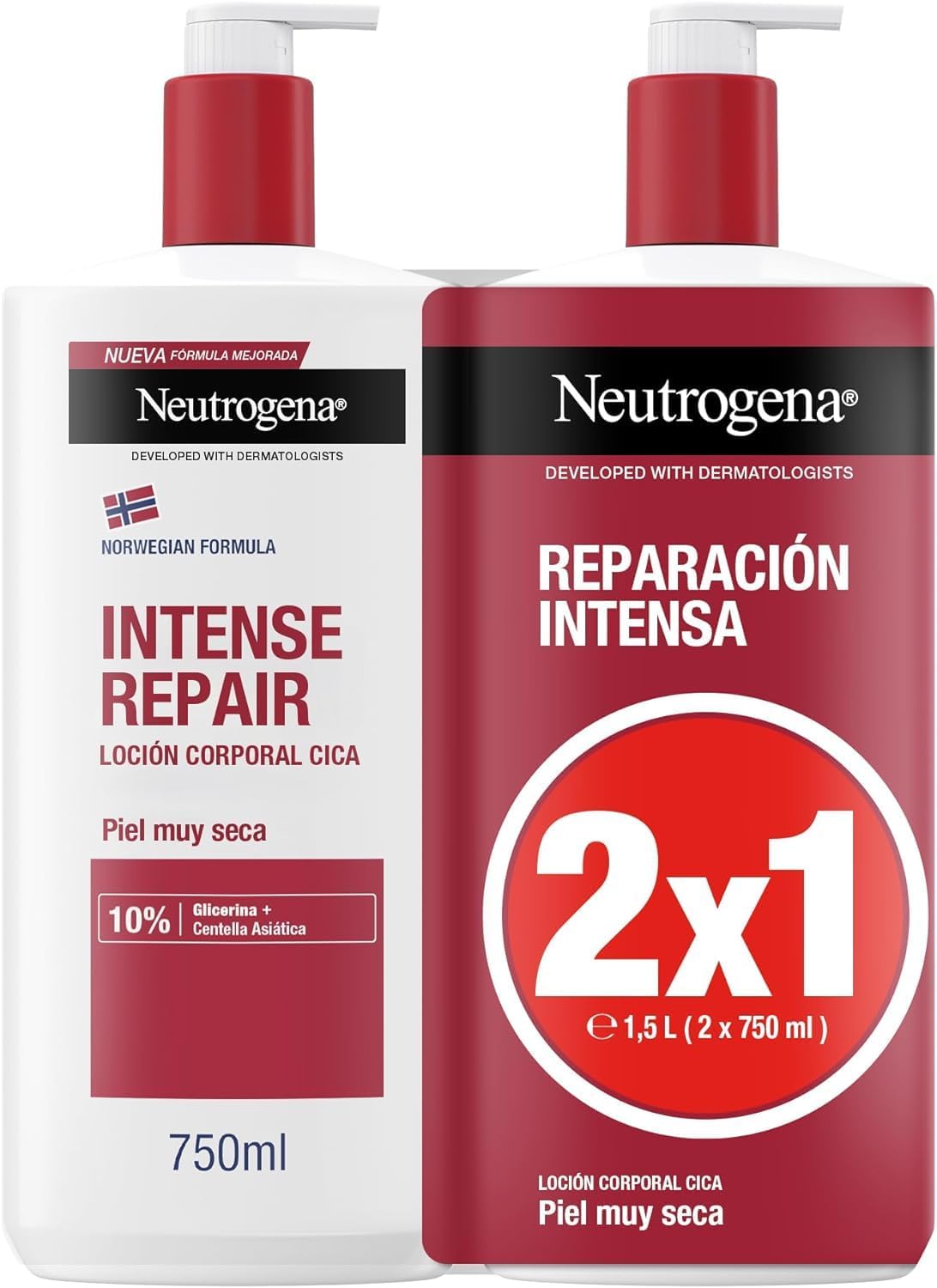 Neutrogena fórmula noruega loción corporal hidratación intensa