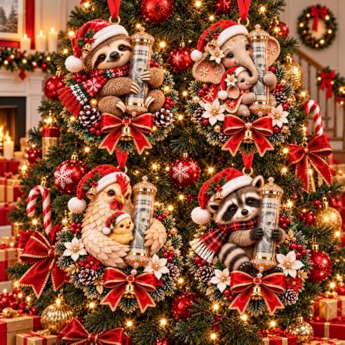 Netl Photos Amazon.com: 2027 Upgrade Christmas Cute Animal Cash Gift Ornament ...