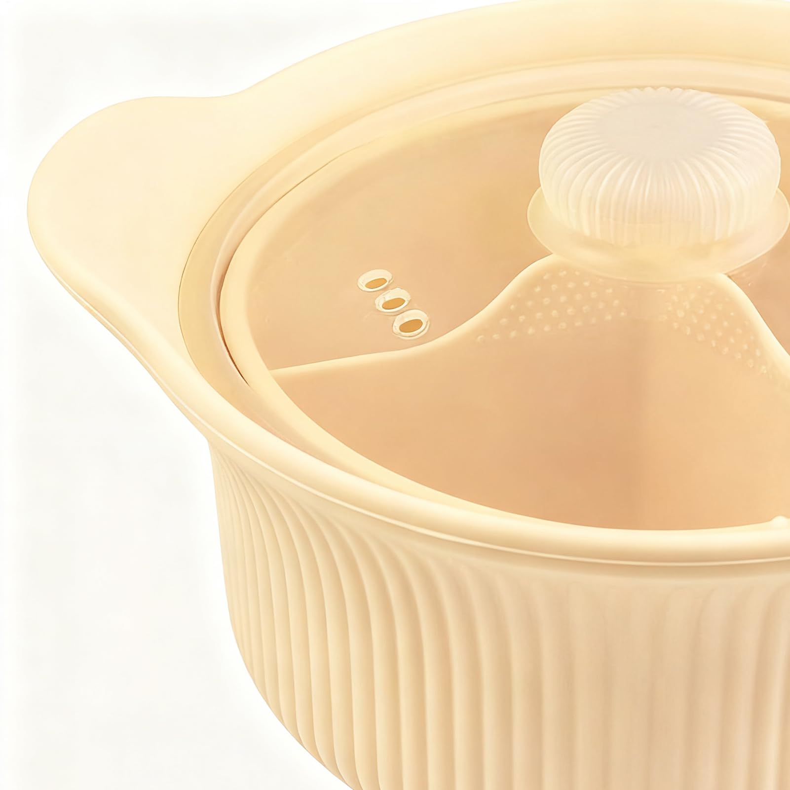Dampfgarer Lebensmittelqualität Silikon mit Griff