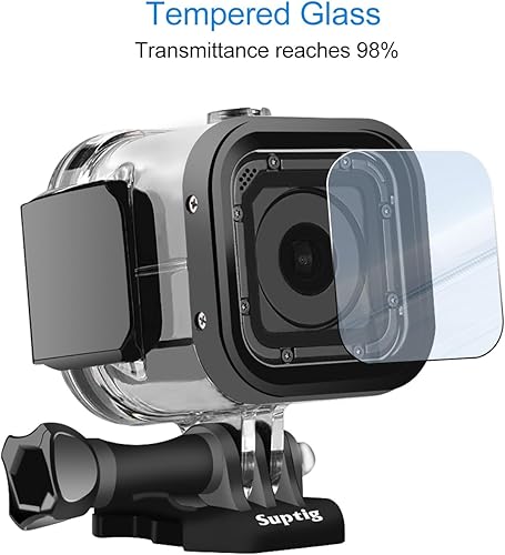 Miniatura 3 de Suptig Carcasa protectora impermeable de repuesto para GoPro Hero Session Hero4 Session Hero5 Session Camera para uso bajo el agua, resistente al