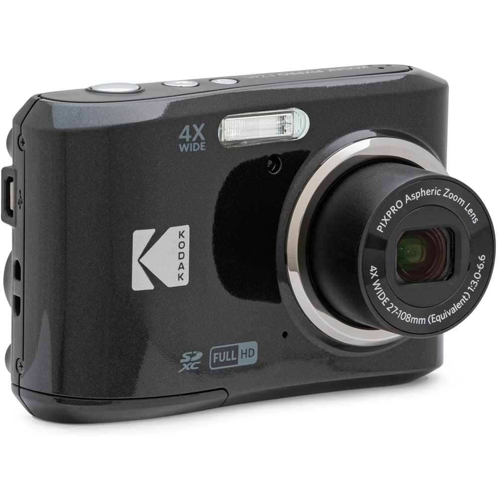 Amazon.com : Kodak FZ45BK PIXPRO 16MP Digital Camera Black Bundle