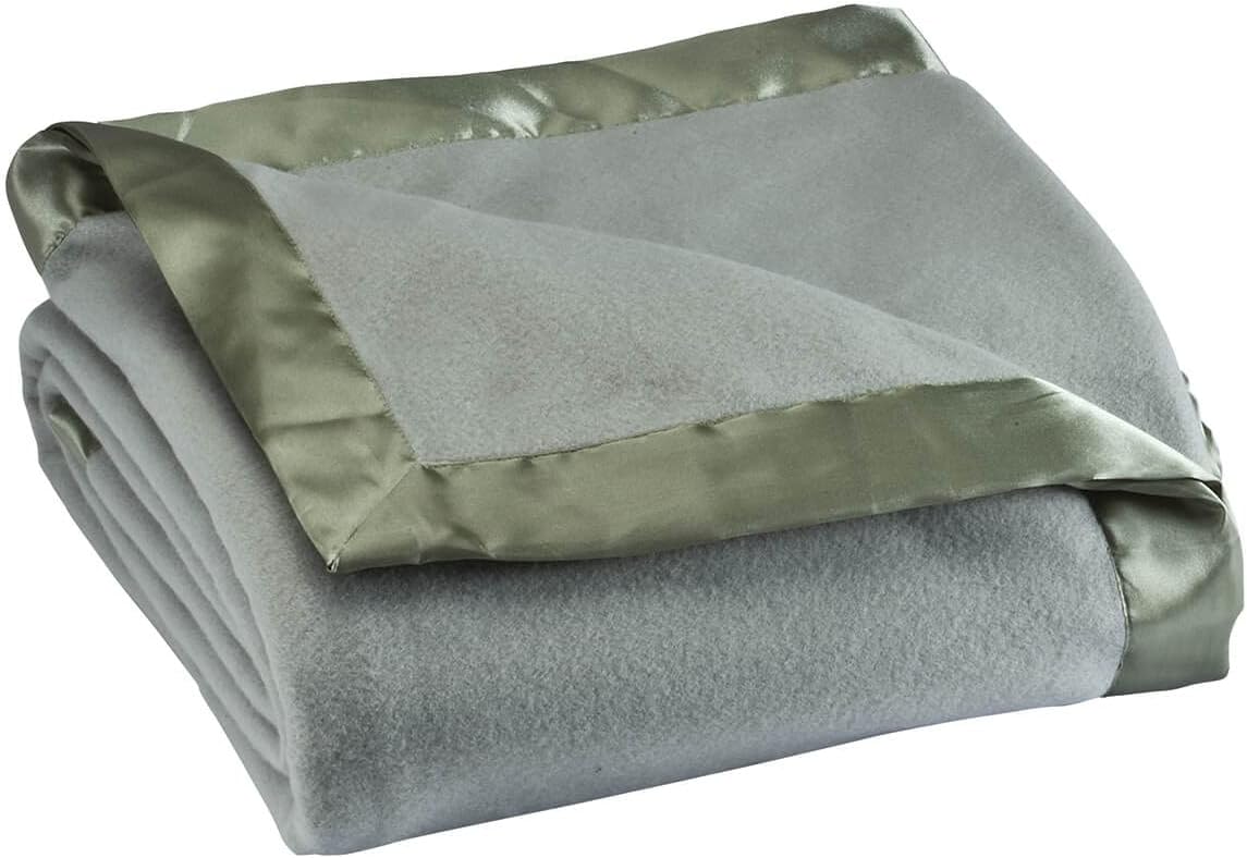 OakRidge Satin Fleece Blanket, Full/Queen, Twin or King