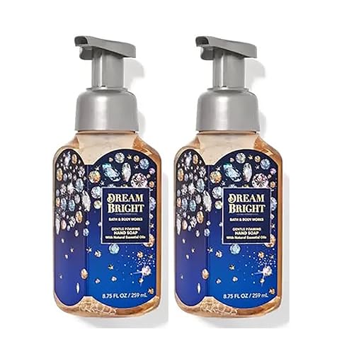 Bath and Body Works Dream Bright - Jabón de manos espumoso suave de 875 onzas paquete de 2 unidades brillo oscuro