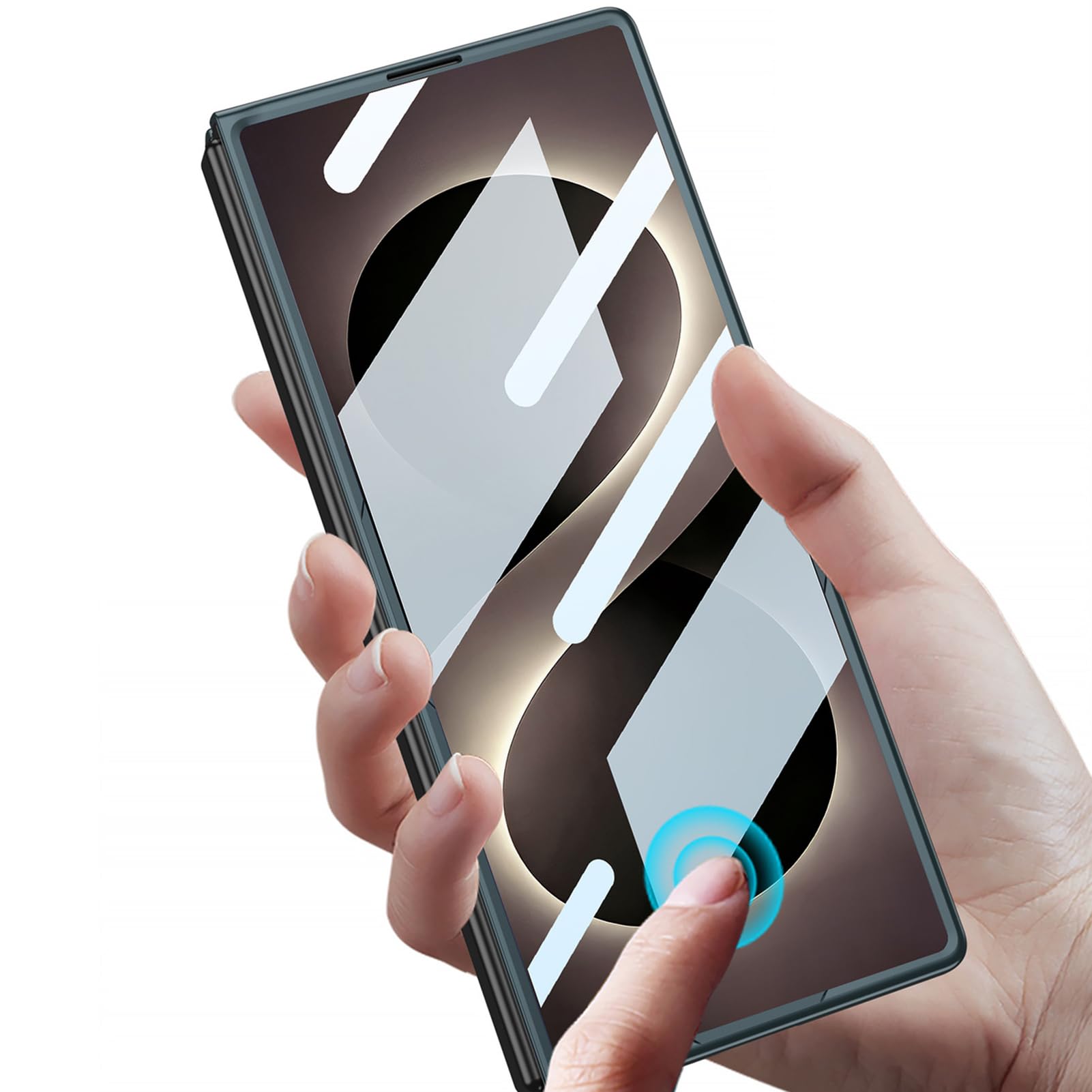 Custodia Antiurto For Samsung Galaxy Z Fold 8 Ultra, Custodia Proteggi Schermo Sottile E Minimalista Con Guscio In Metallo E Anello In Metallo(Brass)