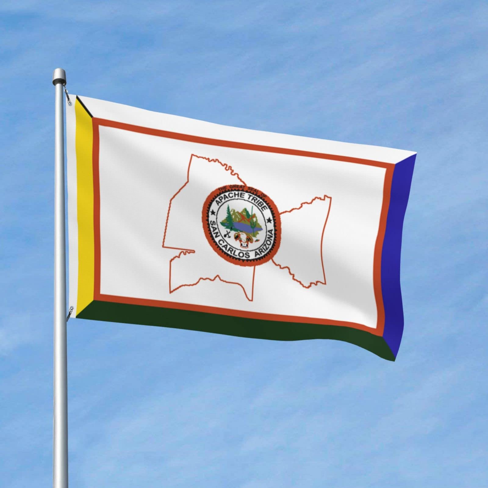 Amazon.com : Flag Of The San Carlos Apache Tribe Flag 3x5 Ft