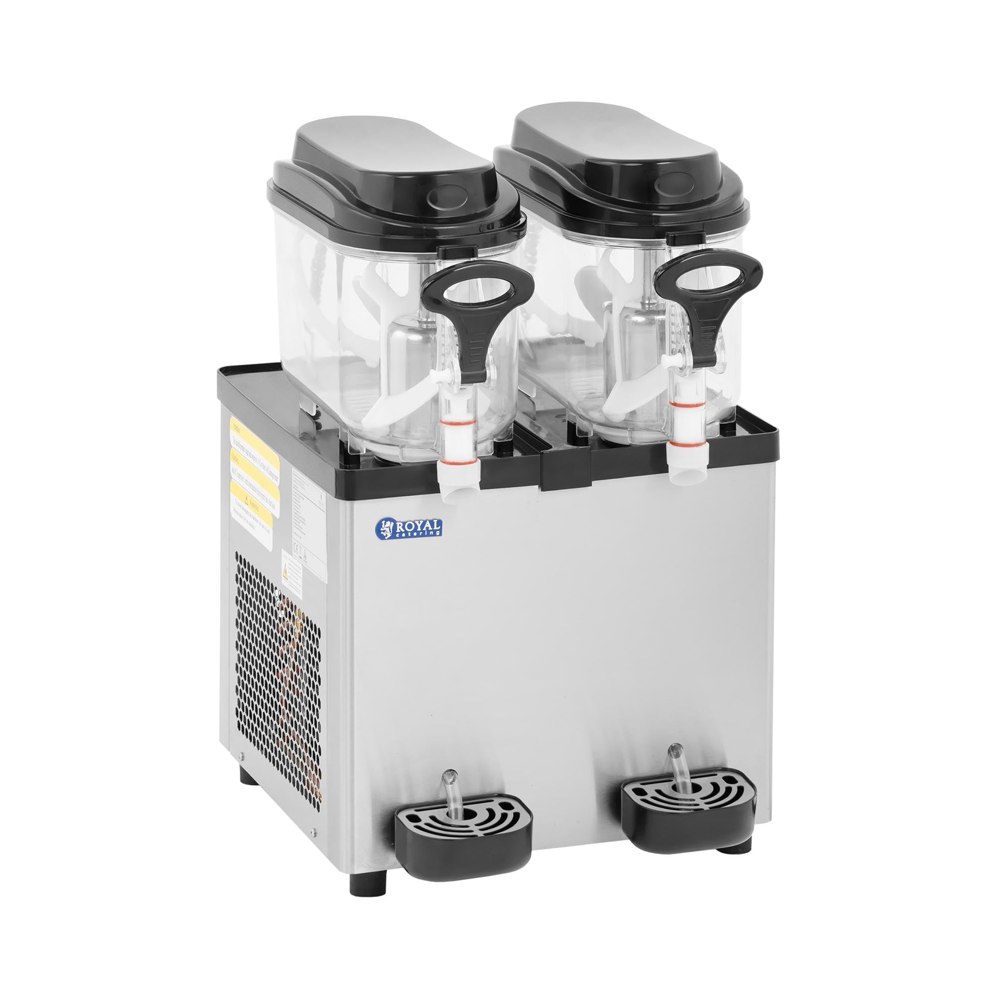 Royal Catering RCSL 2/6A Slush-Maschine 2 x 6 l digitales Bedienfeld Slush-Eismaschine Slushy Maker Slush Ice Maschine