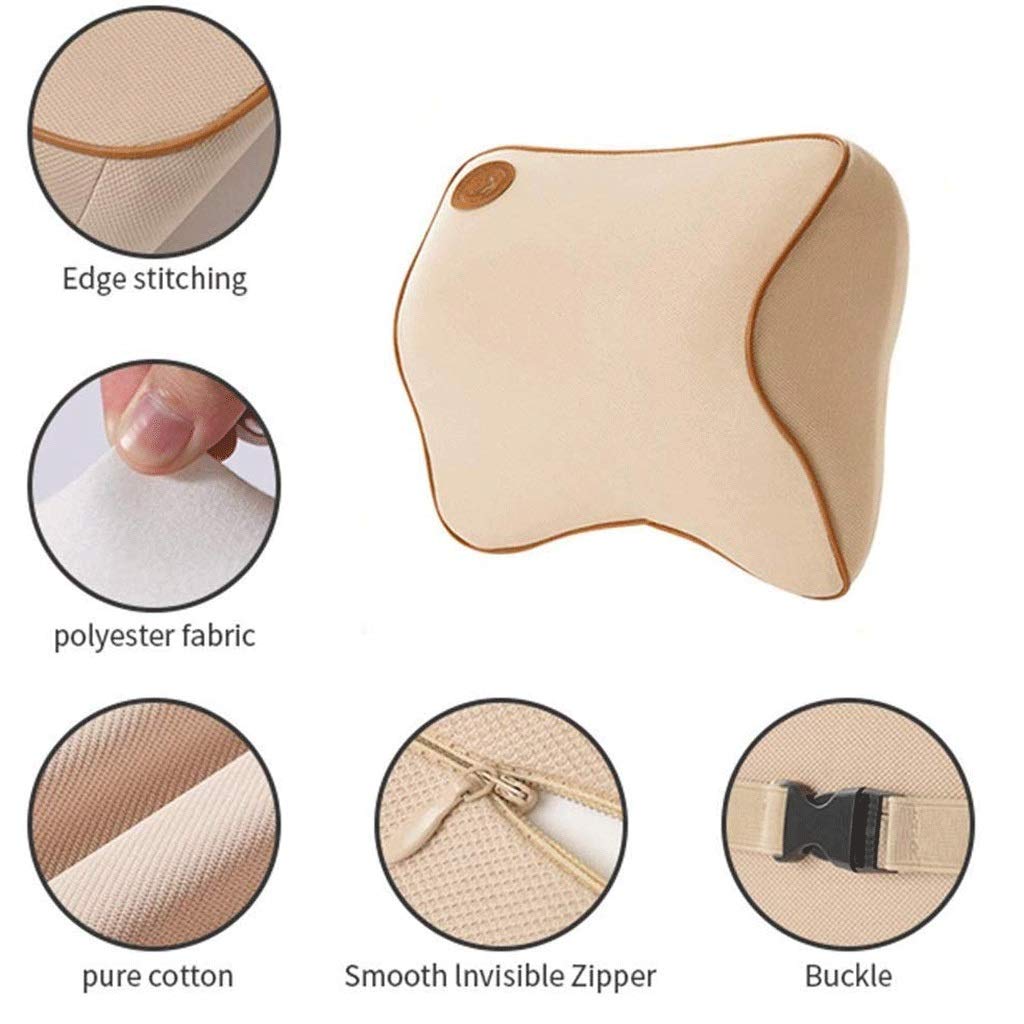 Collo Car Pillow, Memory Foam poggiatesta Cuscino Aiuta I passeggeri di riposo for alleviare il dolore al collo e migliorare postura seduta, versione universale for tutti i seggiolini auto