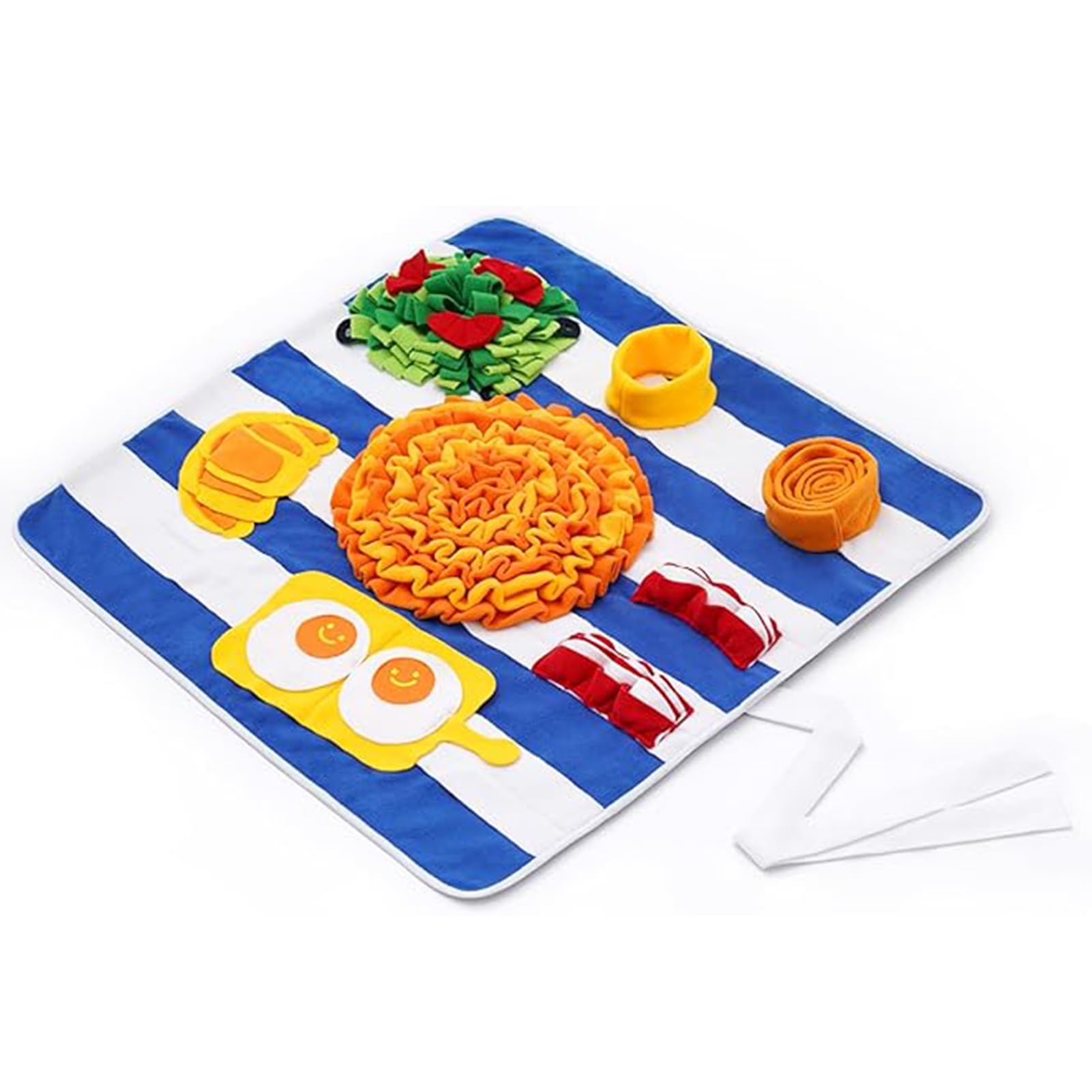 Wagorific Snuffle Mat for Dogs, X-Large Dog Snuffle Mat 27” x 27”, Plush Enrichment Toy Slow Feeder, Puppy Puzzle to Keep Them Busy, Machine Washable,