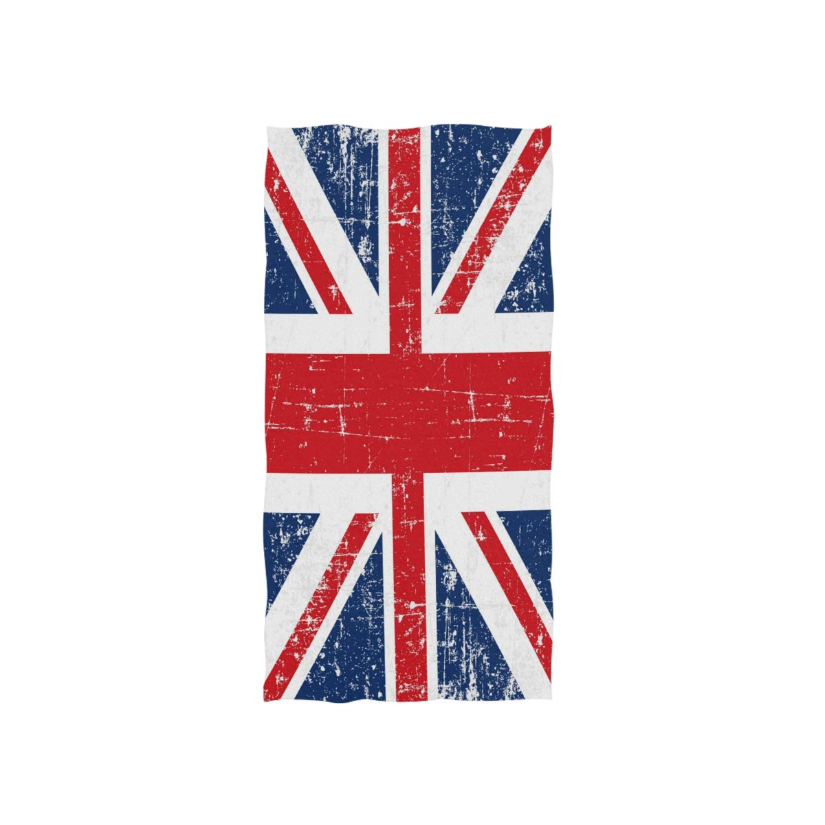 HUYGD Vintage Union Jack UK Flag Soft Bath Hotel Spa Hand Gym Sport Towel 76 x 38 cm(30 x 15 Inches)