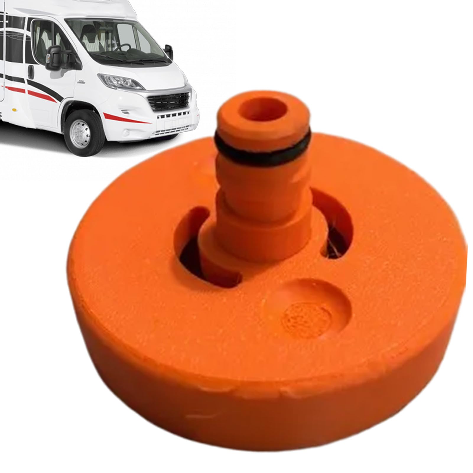 Rv Fresh Water Inlet - Leak-proof, Weather-resistant Rv Tank Adapter, Tank Replacement Adapter | Hatch Filler Cap Connection For Camping Trailer Boat Vehicle City