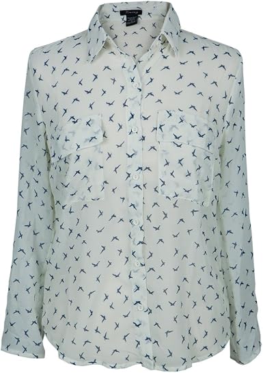 womens bird blouse