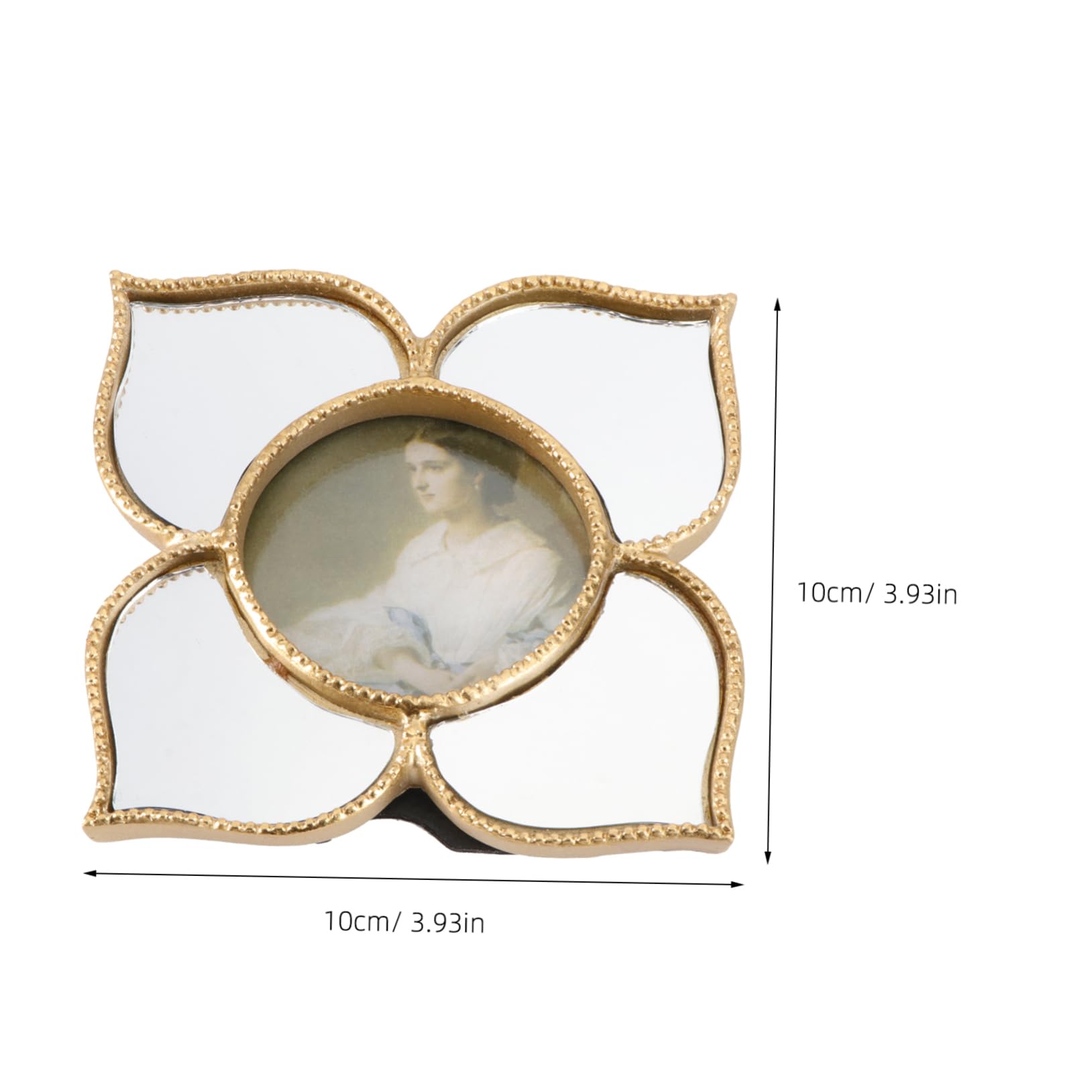 GLEAVI 2stücke Goldene Resin Fotorahmen Dekoration Für Hochzeitsbilder Eleganter Handgefertigter Stabiler Tischrahmen Mit Feinen Details Für Schlafzimmer Und Wohnzimmer