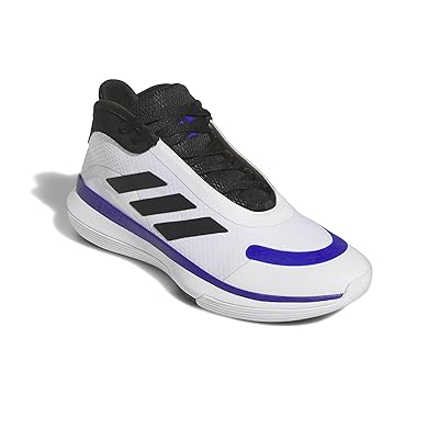 adidas Bounce Legends Low Trainers Basketball Shoes White/Black/Lucid Blue