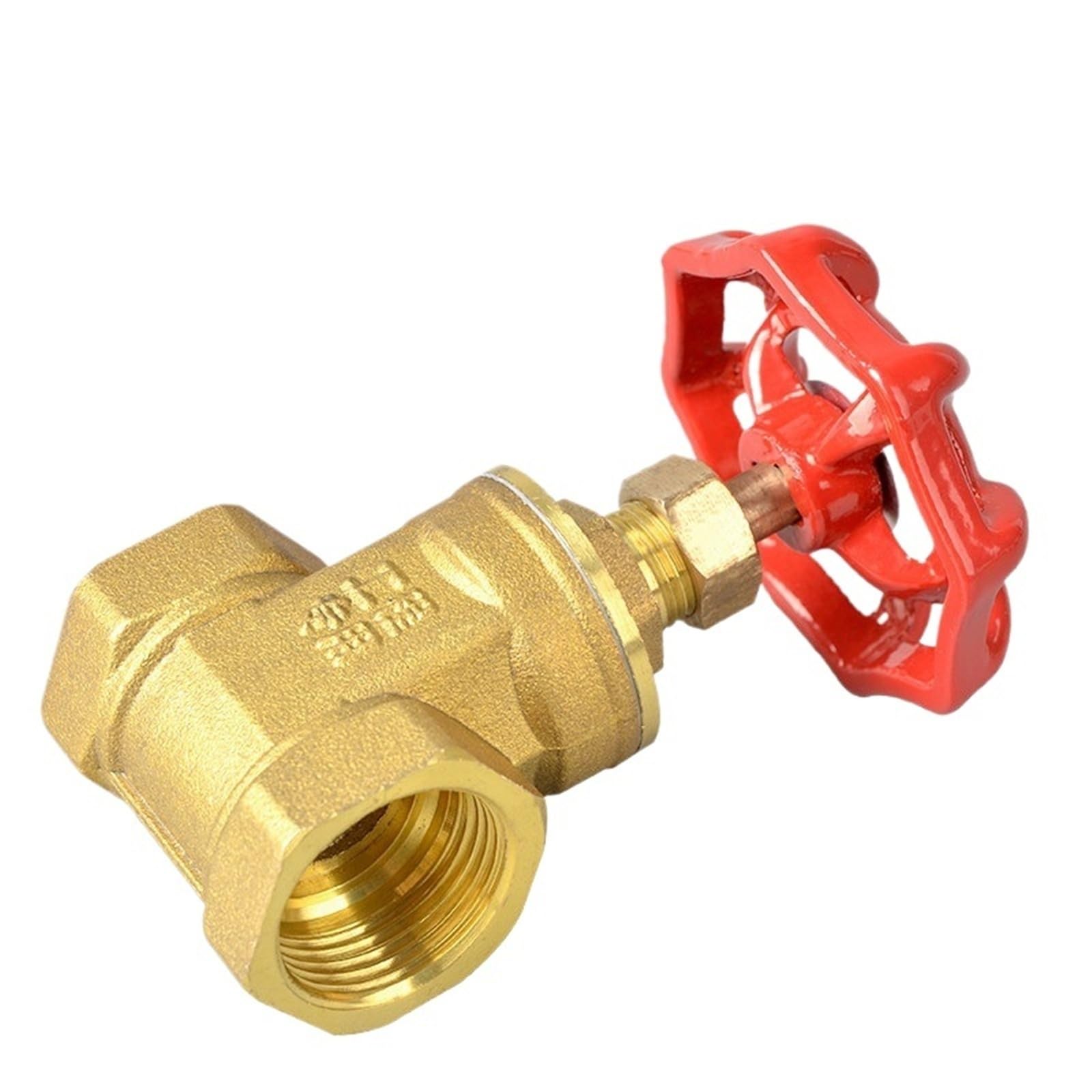 Valvole a saracinesca in ottone Filettatura Femmina 1/8 1/4 3/8 1/2 3/4 1 1-1/4 Valvola Acqua Rubinetto Interruttore Valvole interne (DN50)