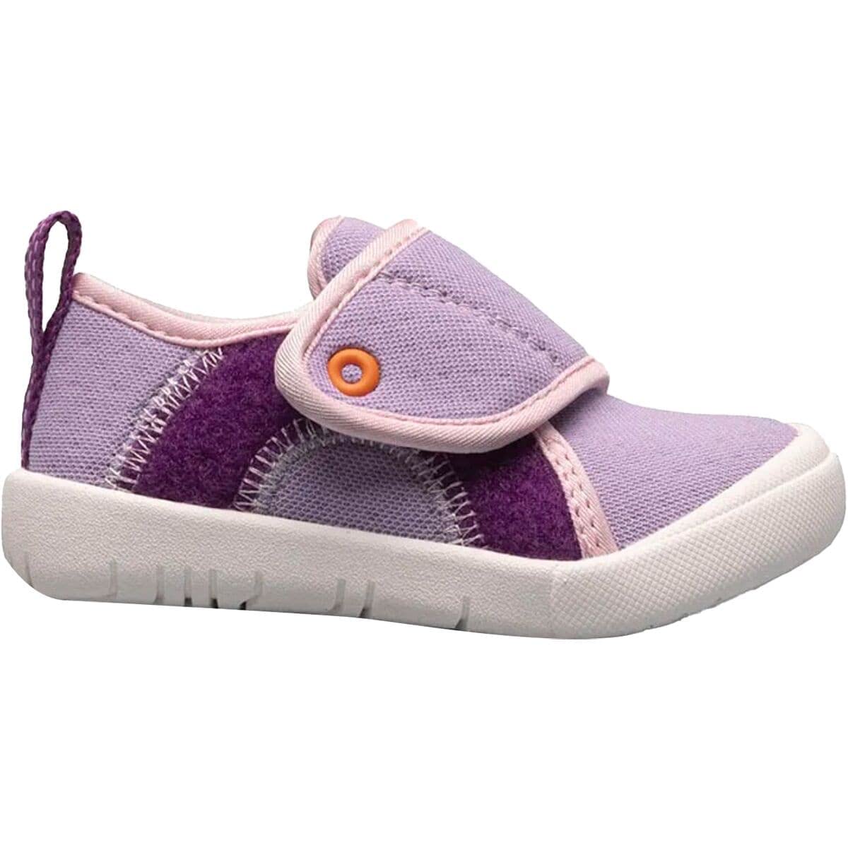 Bogs Kids Baby Kicker Hook and Loop Shoe, Lavender, Size 5 Toddler