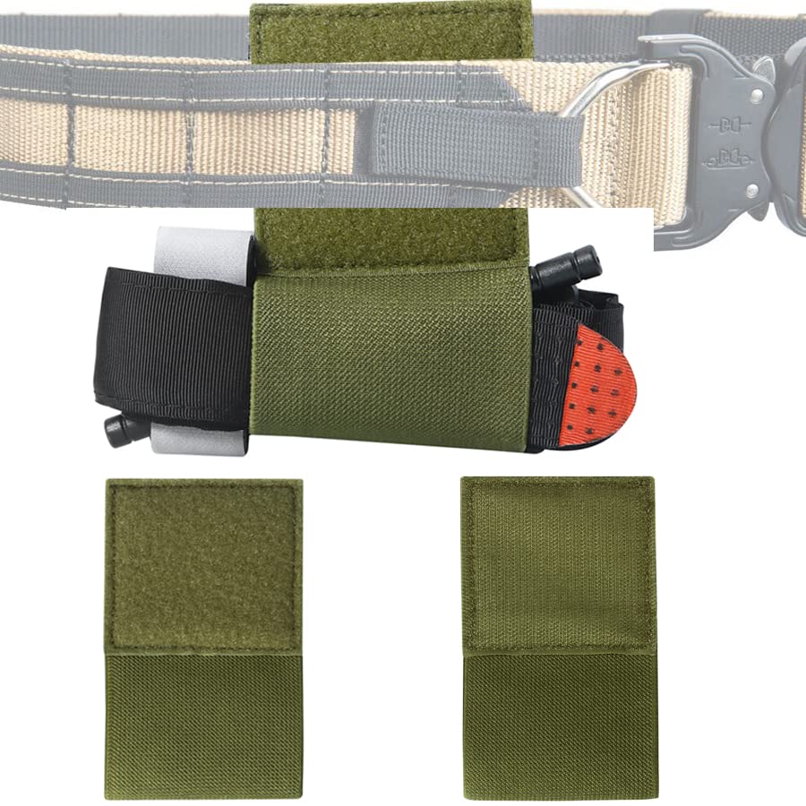 Buy 2 Packs Elastic Tourniquet Holder TQ Holster for Vest Chest Rig Duty Belt with Hook & Loop