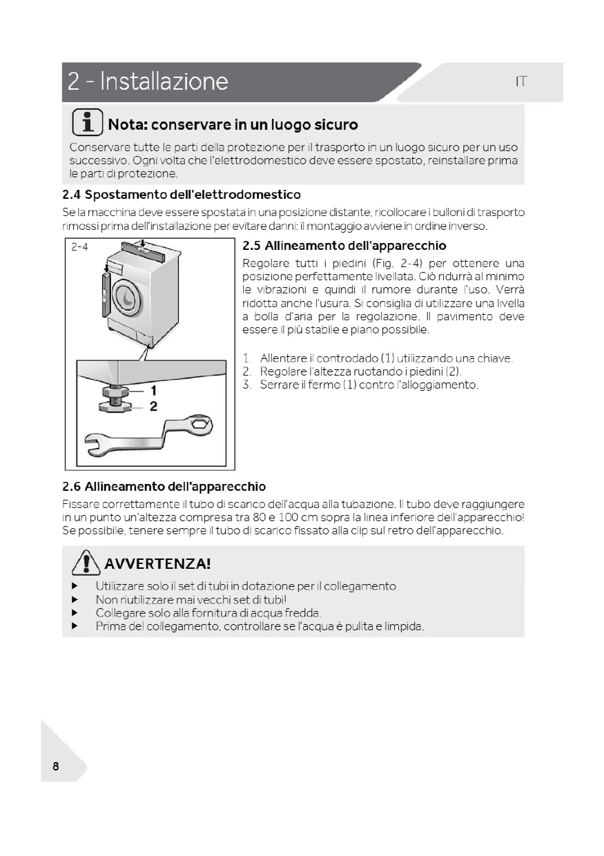 Candy Lavasciuga GWD 496G8-S Capacità 9+6 Kg Motore Inverter Bpm 1400 Giri Classe Energetica A