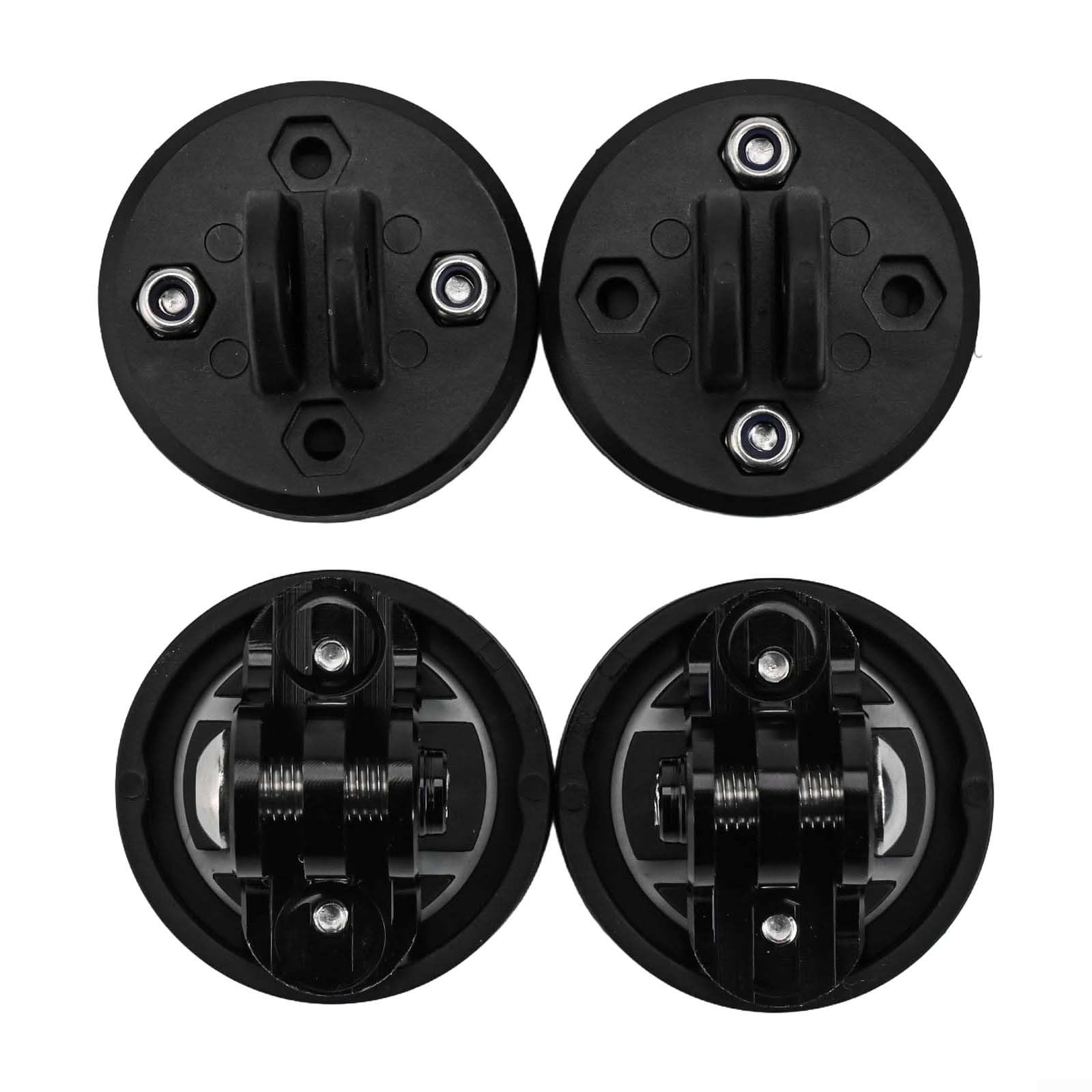Adattatore esteso da 4 pezzi compatibile con supporto anteriore Garmin, progettato per fotocamera o attacco faro con lunghezze regolabili (set B)