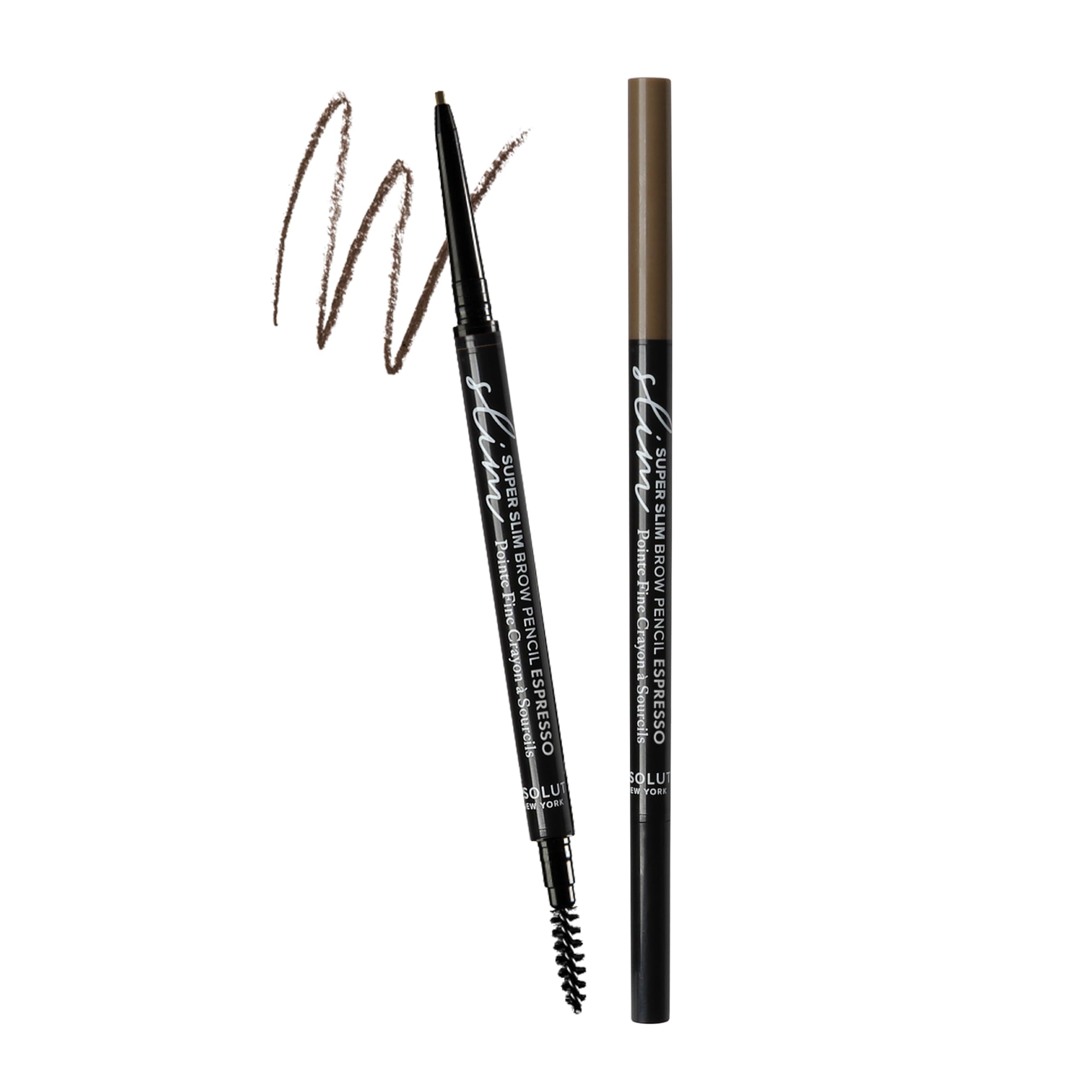 Absolute New York Abny Super Slim Eye Brow Pencil, Espresso, 0.09g