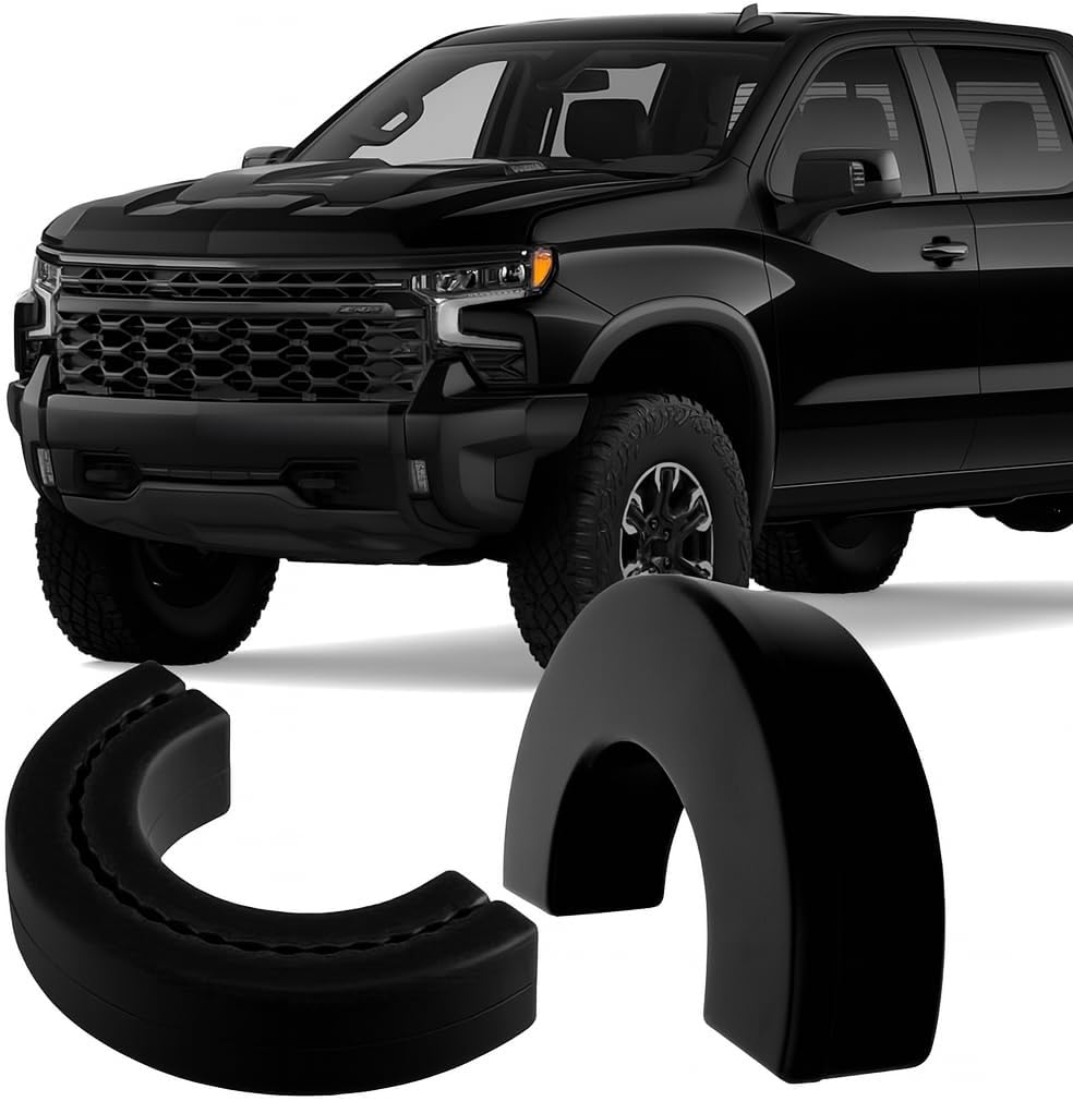 Tow Hook Cover Compatible with 2007-2024 Chevy Silverado 1500 Accessories, Front Tow Hook Cover-Tow Hitch Cover-Hitch Covers for Trucks Fit for 2007-2024 Chevrolet Silverado 1500 Accessories (Black)