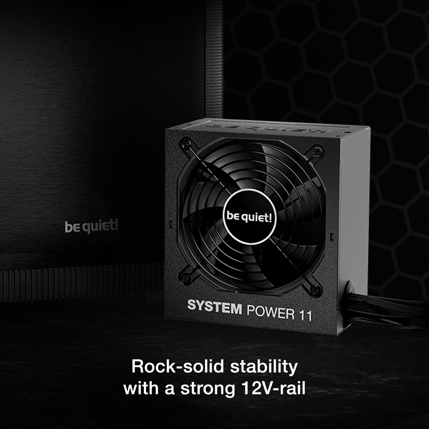 be quiet! System Power 11 550 W Zasilacz, zasilacz ATX 3.1, pełna obsługa kart graficznych PCIe 5.1, wentylator be quiet! 120 mm, mocna linia 12 V, przetwornica DC/DC, efektywność 80 Plus® Bronze