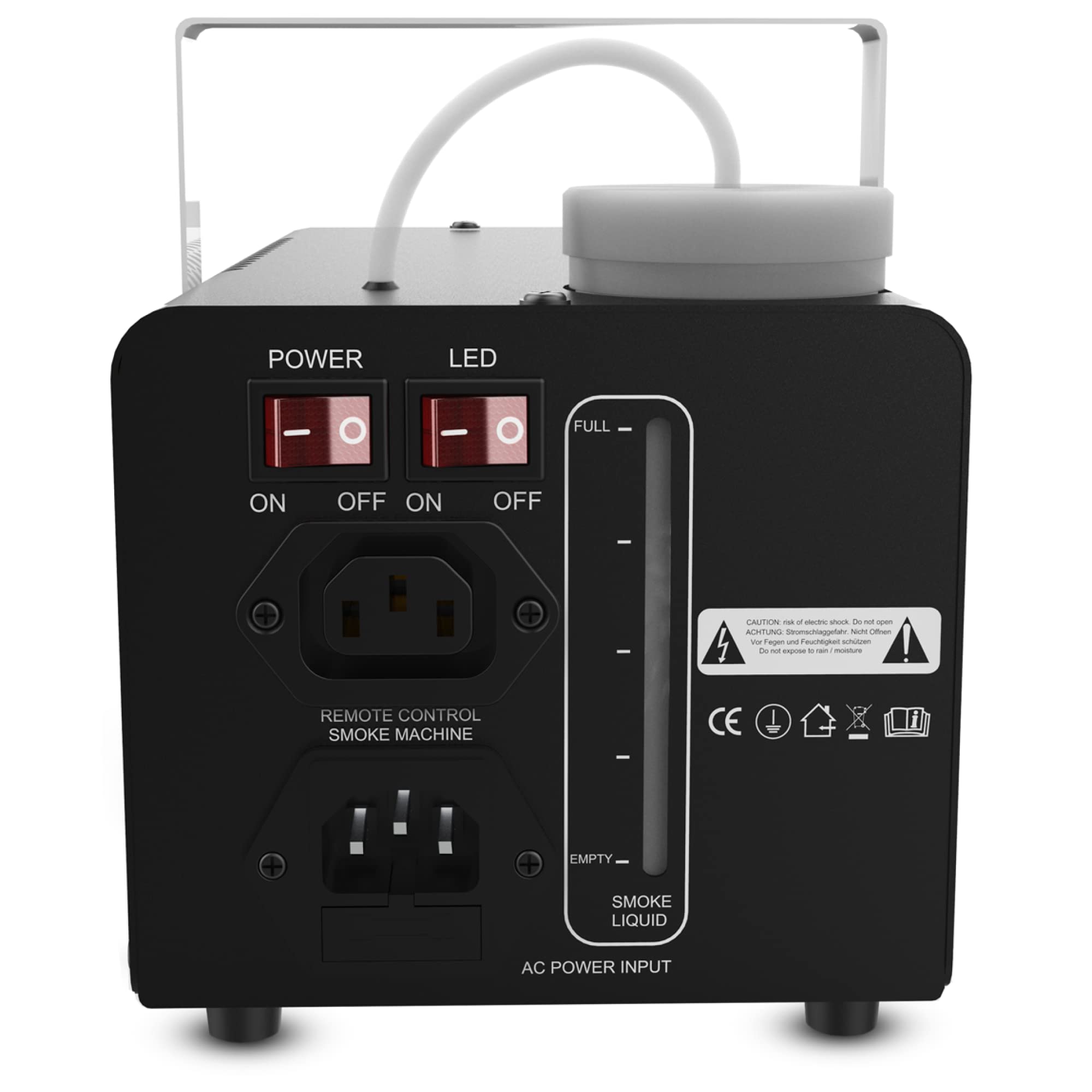 Rookmachine Voor Laaghangende Rook - Beamz ICE1800 Rookmachine Met Afstandsbediening Met Timer En Regelbare Output