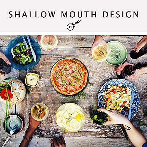 Roucerlin Thick Pizza Pan, Nonstick Pizza Baking Pan Pizza Steel Pan, Round Pizza Tray Pizza Baking Sheet (9 In) #TOP1