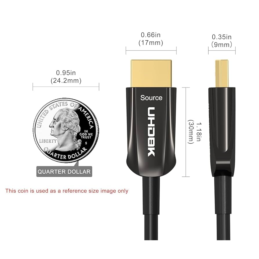 HDMIケーブル 8K 光ファイバー 10m 高速 光ファイバーHDMIケーブル Amazon | Twozoh 8K ファイバー HDMI ケーブル 10M 高速HDMI 2.1