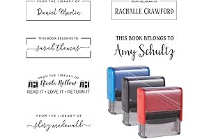 Custom Library Stamp, This Book Belongs to Stamp