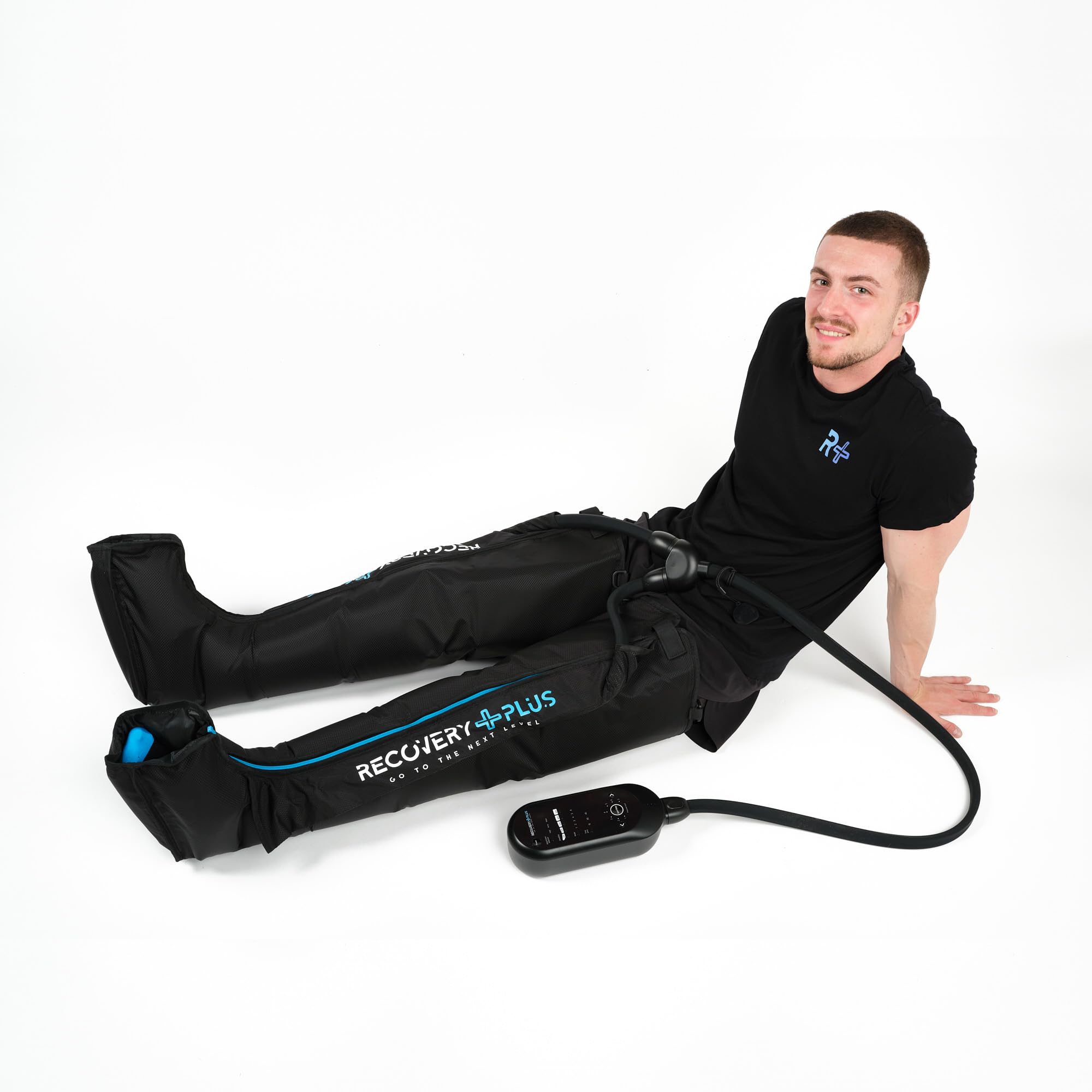 RECOVERY PLUS - RP 5.0 | Presoterapia para casa. Masajeador de pies y piernas. 6 modos de masaje. Hasta 230 mmHg. Favorece la circulación. Eficacia profesional. (Talla L)
