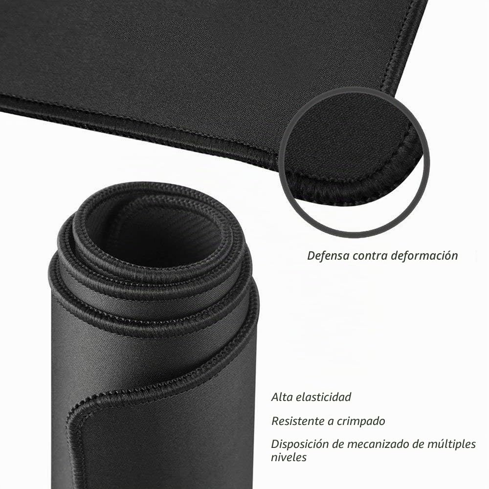 Alfombrilla de ratón para Juegos XL extendida y Gruesa Grande (600 x 300 x 3 mm) para Teclado de Ordenador, Alfombrilla de ratón (60x30 Black001)
