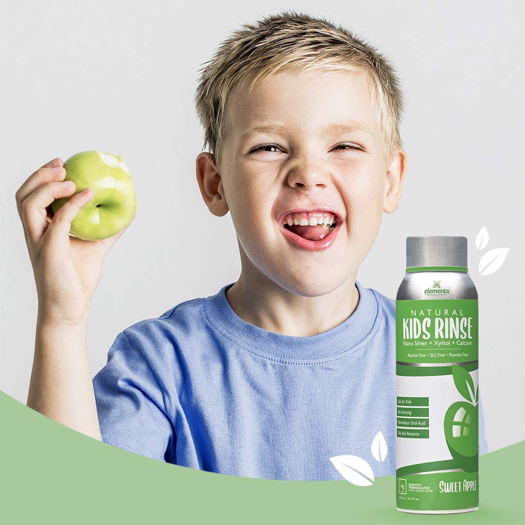 Elementa Essentials Kids Mouthwash Nano Silver All Natural Fluoride