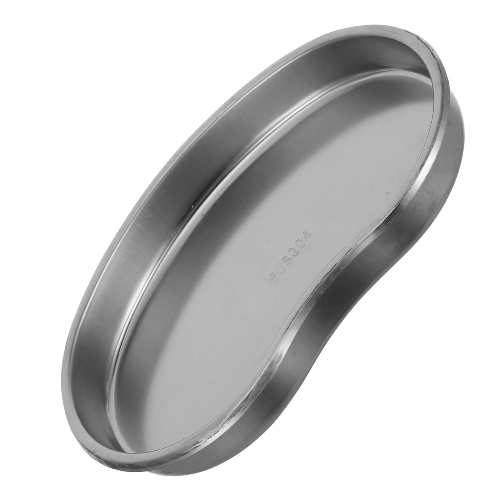 OSOLADY Stainless Steel Tray Laboratory Utility Organizer Laboratory Storage Tray Tattoo Tool Tray Lab Plate Oval Fish Plate Small Tray Lab Ware Tray Trays Appetizer Plate Nail Tray Silver